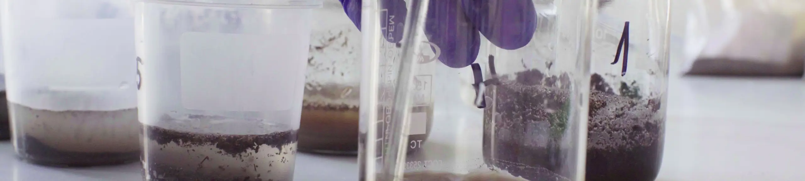 Testing of soil materials in our lab Testing of soil materials in our lab